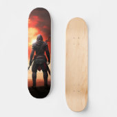 Tabla de Skate Hombre Mercenario en el Atardecer スケートボード (正面)