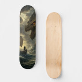 Tabla de Skate Lagarto Atacando a Marinero スケートボード (正面)