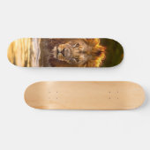 Tabla de Skate León Poderoso Cruzando un Río スケートボード (横)