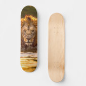 Tabla de Skate León Poderoso Cruzando un Río スケートボード (正面)