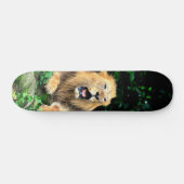 Tabla de Skate León Salvaje Bostezando スケートボード (横)