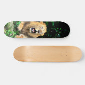 Tabla de Skate León Salvaje Bostezando スケートボード (横)