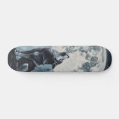 Tabla de Skate Lobo Aullando a la Luz de la Luna スケートボード (横)