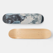Tabla de Skate Lobo Aullando a la Luz de la Luna スケートボード (横)