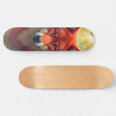 Tabla de Skate Lobo Rojo de Fauna Silvestre スケートボード (横)