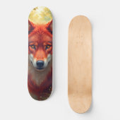 Tabla de Skate Lobo Rojo de Fauna Silvestre スケートボード (正面)