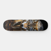 Tabla de Skate Lobo Salvaje en la Oscuridad スケートボード (横)