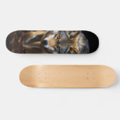 Tabla de Skate Lobo Salvaje en la Oscuridad スケートボード (横)