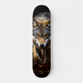 Tabla de Skate Lobo Salvaje en la Oscuridad スケートボード