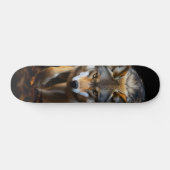 Tabla de Skate Lobo Salvaje Nocturno スケートボード (横)