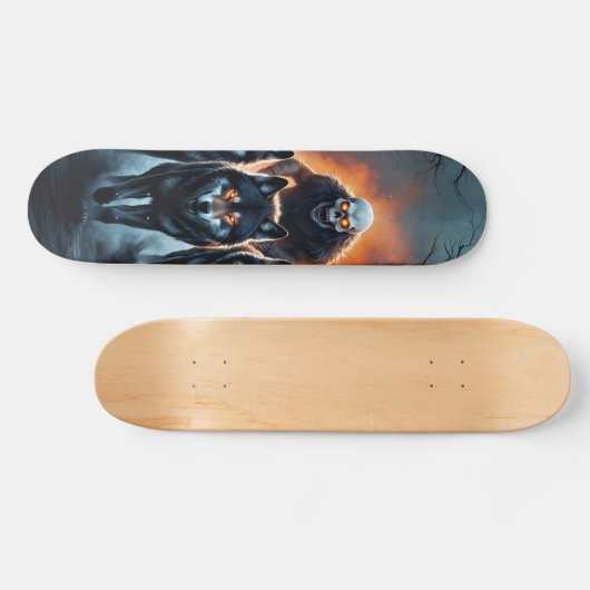 Tabla de Skate Los Lobos y el Monstruo スケートボード (横)