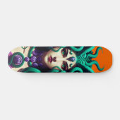 Tabla de Skate Mitológica Mujer Serpiente スケートボード (横)