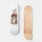 Tabla de Skate modelo Wolfの女の子。 スケートボード (正面)