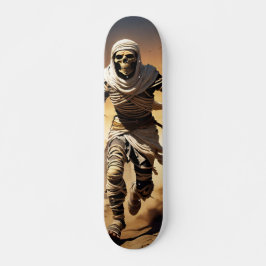 Tabla de skate Momia del Desierto Corriendo. スケートボード