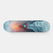 Tabla de Skate Monstruo Rectil con Cuernos スケートボード (横)