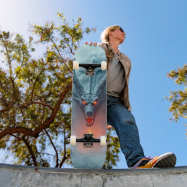 Tabla de Skate Monstruo Rectil con Cuernos スケートボード