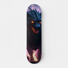 Tabla de skate Monstruoso Dragón Azul スケートボード