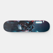 Tabla de Skate Motociclista Conduciendo su Máquina スケートボード (横)