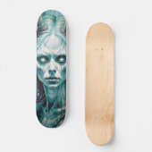 Tabla de Skate Mujer Monstruosa con Cuernos スケートボード (正面)