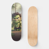 Tabla de Skate Pequeño Cómic Vengador Verde スケートボード (正面)