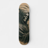 Tabla de Skate Perfil Encapuchado de Esqueleto スケートボード (正面)
