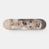 Tabla de Skate Perrito Parson Terrier Feliz スケートボード (横)