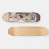 Tabla de Skate Perrito Parson Terrier Feliz スケートボード (横)