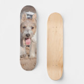 Tabla de Skate Perrito Parson Terrier Feliz スケートボード (正面)