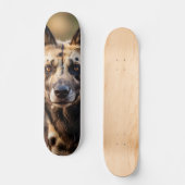 Tabla de Skate Perro Salvaje Africano Atento スケートボード (正面)