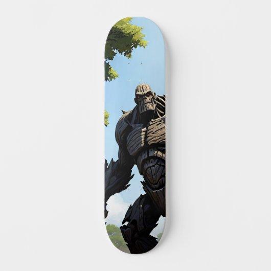Tabla de Skate Poderoso Monstruo Gigante スケートボード (正面)