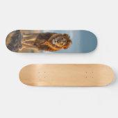 Tabla de Skate Rey León Salvaje Vigilando スケートボード (横)