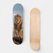 Tabla de Skate Rey León Salvaje Vigilando スケートボード (正面)