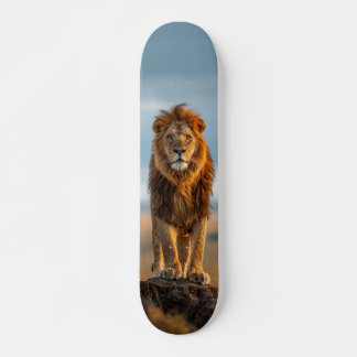 Tabla de Skate Rey León Salvaje Vigilando スケートボード