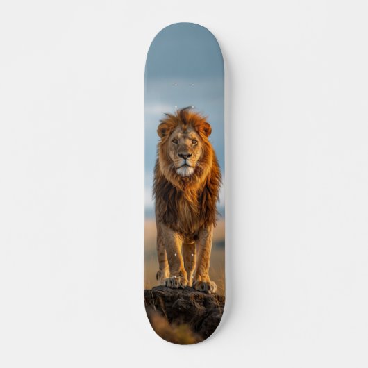 Tabla de Skate Rey León Salvaje Vigilando スケートボード (正面)