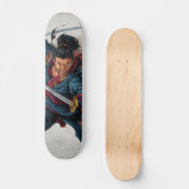Tabla de Skate Samurái Japonés Atacando スケートボード (正面)