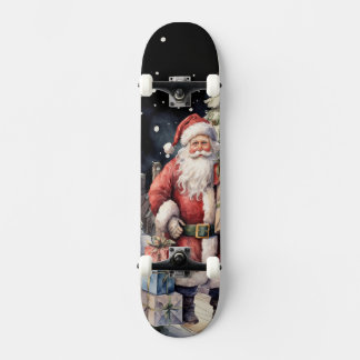 Tabla de Skate Santa Claus con Regalos スケートボード