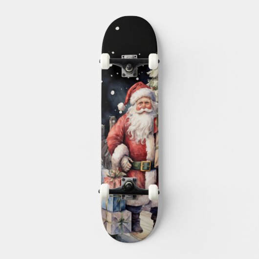 Tabla de Skate Santa Claus con Regalos スケートボード (正面)