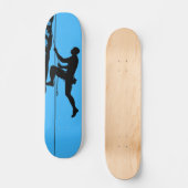 Tabla de Skate Silueta de Escalador en Acantilado スケートボード (正面)