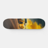 Tabla de Skate Supercoche Amarillo Corriendo スケートボード (横)