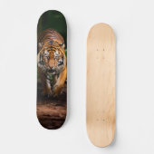 Tabla de Skate Tigre en el Bosque oscuro スケートボード (正面)