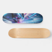 Tabla de Skate Vehículo en una Ciudad Futurista スケートボード (横)