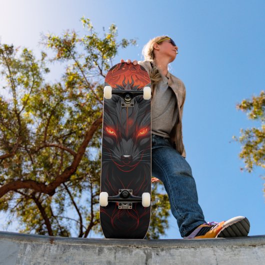 Tabla de Skate Zorro Monstruo Ojos Rojos スケートボード (室外1)