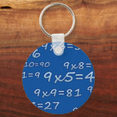 TABLA DEL 9 - 9回表 – 青 – AZUL キーホルダー (正面)