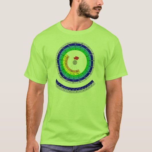 Tabla Periódica Circular Tシャツ (正面)