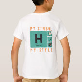 Tabla Periódica: Personaliza y Aprende Tシャツ (裏面)