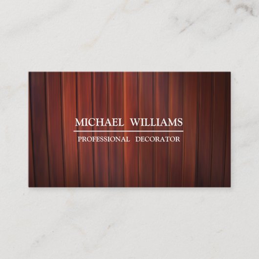 TABLAS DE MADERA MARRÓN 名刺 (正面)