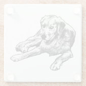 Table Calm: Golden Grain ガラスコースター (裏面)