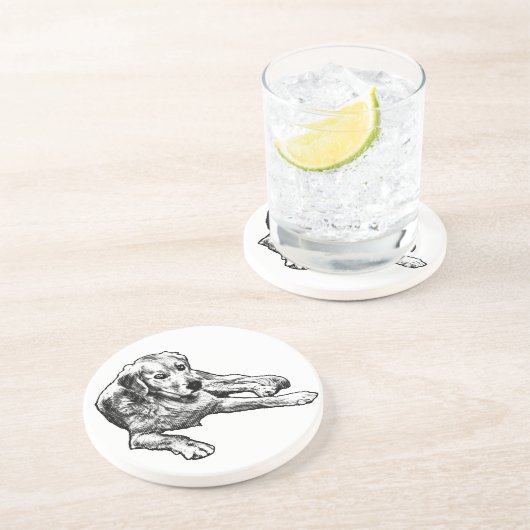 Table Calm: Golden Grain コースター (側面)