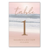 Table Card テーブルナンバー (裏面)