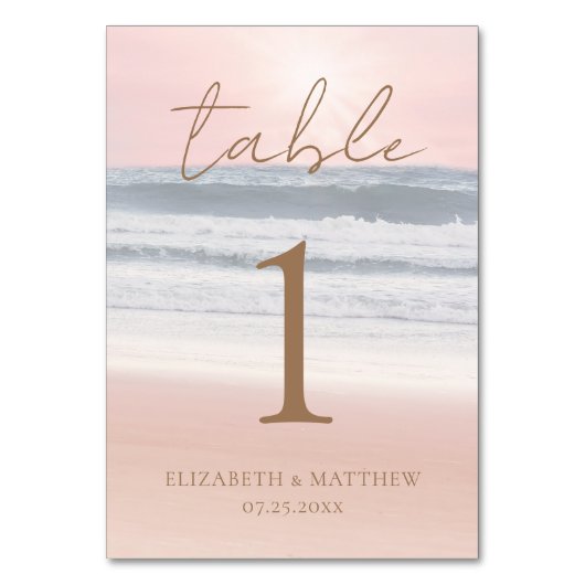 Table Card テーブルナンバー (正面)